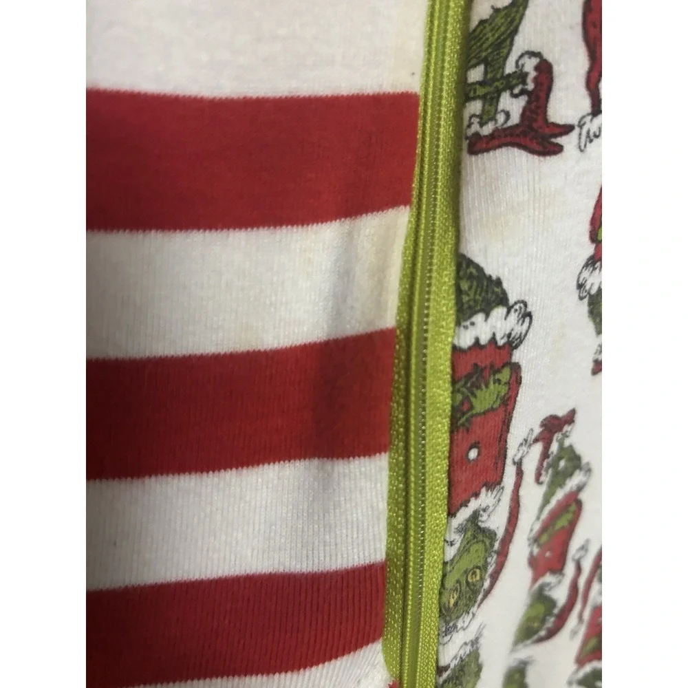 hanna andersson 18-24 Months Grinch Zip Up Sleeper pajamas